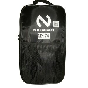Niupipo MX-74 Pickleball Paddle Bag Black with 4 Pickleballs and Shoulder Strap